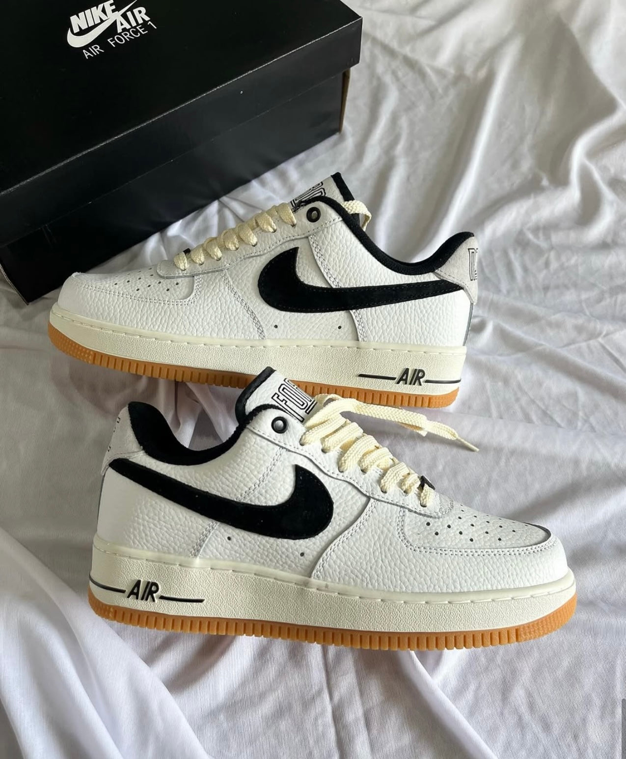 Nike Air Force 1 ’07 Retro - White/Black/Gum | Classic Streetwear Sneaker